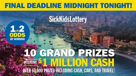 sickkids lottery 2023 calendar|SickKids Lottery .